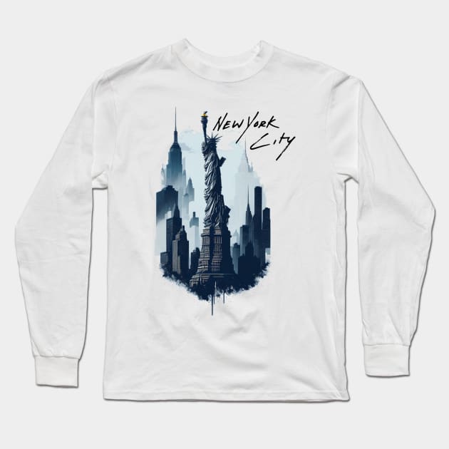 New York Long Sleeve T-Shirt by PMORG